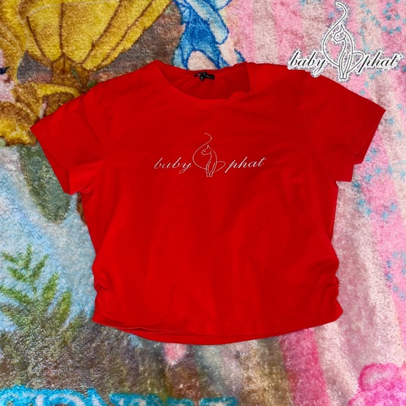 Baby Phat Tops - {Baby Phat} red cropped tee